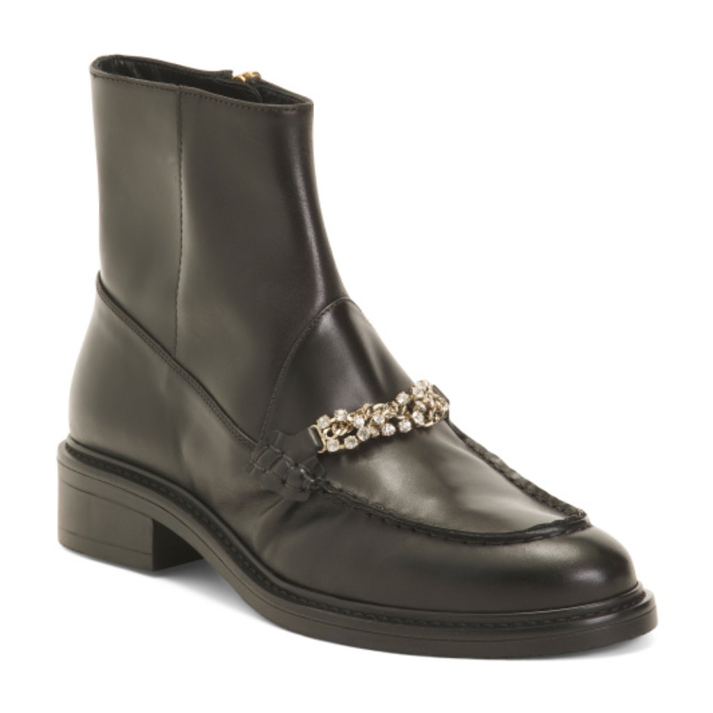 Lk Bennett Made In Spain Leather Kora Ankle Boots